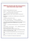GXMO   Exam Questions with 100&percnt; Correct Answers &vert; Latest Version 2026 &vert; Expert Verified 