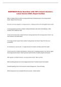 Hartman  Exam Questions with 100&percnt; Correct Answers &vert; Latest Version 2026 &vert; Expert Verified 