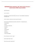 Hartman  Exam Questions with 100&percnt; Correct Answers &vert; Latest Version 2026 &vert; Expert Verified 