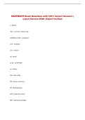 Hartman  Exam Questions with 100&percnt; Correct Answers &vert; Latest Version 2026 &vert; Expert Verified 