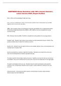Hartman  Exam Questions with 100&percnt; Correct Answers &vert; Latest Version 2026 &vert; Expert Verified 