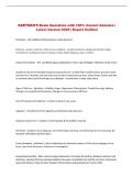 Hartman  Exam Questions with 100&percnt; Correct Answers &vert; Latest Version 2026 &vert; Expert Verified 