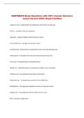 Hartman  Exam Questions with 100&percnt; Correct Answers &vert; Latest Version 2026 &vert; Expert Verified 