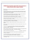 HCQM Exam Questions with 100&percnt; Correct Answers &vert; Latest Version 2026 &vert; Expert Verified 