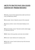 ABCTE PTK PRACTICE PACK 2026 SOLVED&NewLine;QUESTION SET PREMIUM RESOURCE&NewLine;