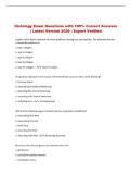 Histology Exam Questions with 100&percnt; Correct Answers &vert; Latest Version 2026 &vert; Expert Verified