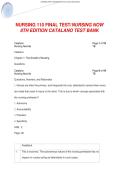 Nursing Now 8th Edition Catalano Test Bank &ndash; NCLEX&reg; Prep & Study Guide with 500&plus; Practice Questions