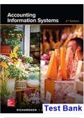 Test Bank for Accounting Information Systems 2nd Edition &vert; Richardson&comma; Chang & Smith &vert;Verified Questions & 100&percnt; Correct Answers