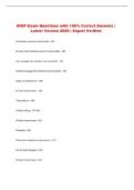 IHOP Exam Questions with 100&percnt; Correct Answers &vert; Latest Version 2026 &vert; Expert Verified