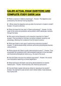 GALEN ACTUAL EXAM QUESTIONS AND COMPLETE STUDY GUIDE 2026&period;&NewLine;&NewLine;
