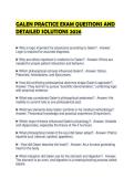 GALEN PRACTICE EXAM QUESTIONS AND DETAILED SOLUTIONS 2026&period;&NewLine;&NewLine;