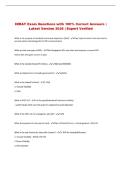 INRAT Exam Questions with 100&percnt; Correct Answers &vert; Latest Version 2026 &vert; Expert Verified