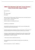 INRAT Exam Questions with 100&percnt; Correct Answers &vert; Latest Version 2026 &vert; Expert Verified