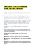 GBA ACTUAL EXAM QUESTIONS AND COMPLETE STUDY GUIDE 2026&period;&NewLine;&NewLine;