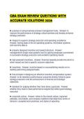 GBA EXAM REVIEW QUESTIONS WITH ACCURATE SOLUTIONS 2026&period;&NewLine;&NewLine;
