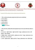 NR 509 &sol; NR509 Advanced Physical Assessment Week 4 Midterm Exam Questions with Verified Answers - Chamberlain