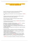 CESGA EXAM QUESTIONS AND ANSWERS - 100&percnt; VERIFIED - LATEST 2026 - GUARANTEED PASS&NewLine;&NewLine;
