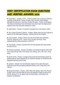 HISET CERTIFICATION EXAM QUESTIONS AND VERIFIED ANSWERS 2026&period;&NewLine;&NewLine;
