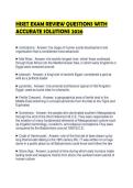HISET EXAM REVIEW QUESTIONS WITH ACCURATE SOLUTIONS 2026&period;&NewLine;&NewLine;