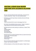 HOISTING LICENSE EXAM REVIEW QUESTIONS WITH ACCURATE SOLUTIONS 2026&period;&NewLine;&NewLine;