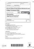 Pearson Edexcel International Advanced Level Economics &lpar; WEC13&sol;01&rpar;  Question paper Jan 2026 