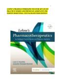 Test Bank &ndash; Lehne&rsquo;s Pharmacotherapeutics for Advanced Practice Nurses and Physician Assistants &lpar;2nd Edition&comma; Rosenthal&rpar; &vert; Revised Edition &vert; Complete Exam Material