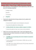 PEARSON NCLEX-RN Questions & Rationales Latest &NewLine;Update 2026 &vert; Exam Prep &vert; 100&percnt; Accurate Answers
