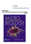 Test Bank for Microbiology with Diseases by Body System 5th Edition&comma; Bauman Complete Guide chapter 1-26&NewLine;