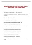 MACS Exam Questions with 100&percnt; Correct Answers &vert; &NewLine;Latest Version 2026 &vert; Expert Verified 