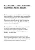 ACQ 0030 PRACTICE PACK 2026 SOLVED&NewLine;QUESTION SET PREMIUM RESOURCE