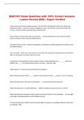 MAE 1351 Exam Questions with 100&percnt; Correct Answers &vert; &NewLine;Latest Version 2026 &vert; Expert Verified 