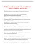MAE 1351 Exam Questions with 100&percnt; Correct Answers &vert; &NewLine;Latest Version 2026 &vert; Expert Verified 