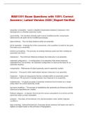 MAE 1351 Exam Questions with 100&percnt; Correct Answers &vert; &NewLine;Latest Version 2026 &vert; Expert Verified 