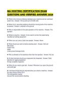MA HOISTING CERTIFICATION EXAM QUESTIONS AND VERIFIED ANSWERS 2026&period;&NewLine;&NewLine;
