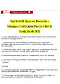ServSafe 90 Question Exam Set &ndash; Manager Certification Practice Test & Study Guide 2026&NewLine;