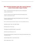 MIC 130 Exam Questions with 100&percnt; Correct Answers &vert; Latest Version 2026 &vert; Expert Verified 
