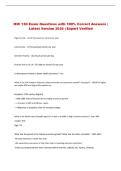 MIC 130 Exam Questions with 100&percnt; Correct Answers &vert; Latest Version 2026 &vert; Expert Verified 