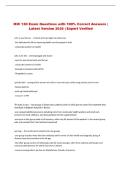 MIC 130 Exam Questions with 100&percnt; Correct Answers &vert; Latest Version 2026 &vert; Expert Verified 