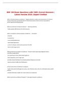 MIC 130 Exam Questions with 100&percnt; Correct Answers &vert; Latest Version 2026 &vert; Expert Verified 