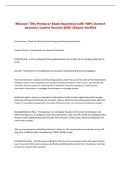 Missouri Title Producer   Exam Questions with 100&percnt; Correct Answers &vert; Latest Version 2026 &vert; Expert Verified 