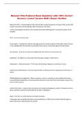 Missouri Title Producer   Exam Questions with 100&percnt; Correct Answers &vert; Latest Version 2026 &vert; Expert Verified 