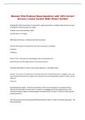 Missouri Title Producer   Exam Questions with 100&percnt; Correct Answers &vert; Latest Version 2026 &vert; Expert Verified 
