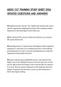 MSSC CLT ACTUAL TEST PAPER 2026&NewLine;QUESTIONS WITH SOLUTIONS GRADED A&plus;&NewLine;
