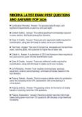 NBCRNA LATEST EXAM PREP QUESTIONS AND ANSWERS PDF 2026&period;&NewLine;&NewLine;