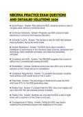 NBCRNA PRACTICE EXAM QUESTIONS AND DETAILED SOLUTIONS 2026&period;&NewLine;&NewLine;