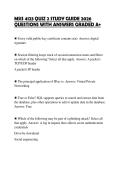 MSIS 4123 QUIZ 2 COMPREHENSIVE&NewLine;REVIEW 2026 FULL QUESTIONS AND&NewLine;VERIFIED ANSWERS