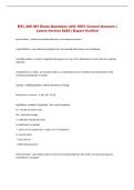 MTL 200 Exam Questions with 100&percnt; Correct Answers &vert; Latest Version 2026 &vert; Expert Verified 