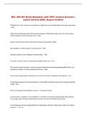 MTL 200 Exam Questions with 100&percnt; Correct Answers &vert; Latest Version 2026 &vert; Expert Verified 