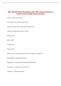 MTL 200 Exam Questions with 100&percnt; Correct Answers &vert; Latest Version 2026 &vert; Expert Verified 