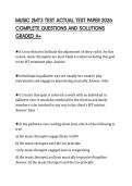 MUSIC 2MT3 FINAL PAPER 2026&NewLine;COMPLETE ANSWERS GRADED A&plus;